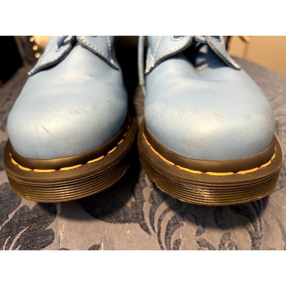 Dr Martens Bright Baby Blue Smooth Leather Size 8/EU 39 - Picture 7 of 7